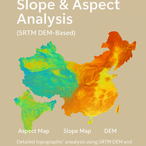 Topographic Analysis Using Slope and Aspect Mapping with SRTM DEM in Google Earth Engine